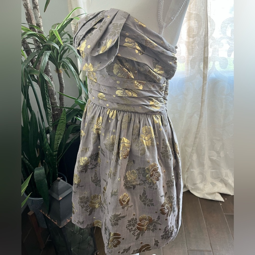 Juicy couture grey and gold metallic y2k mini dress - Picture 5 of 15